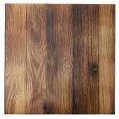 Cool faux hout patroon tegeltje (Voorkant)