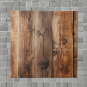 Cool faux hout patroon tegeltje