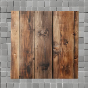 Cool faux hout patroon tegeltje