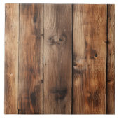 Cool faux hout patroon tegeltje (Voorkant)