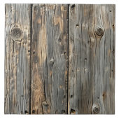 Cool faux hout patroon tegeltje (Voorkant)