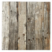 Cool faux hout patroon tegeltje (Voorkant)