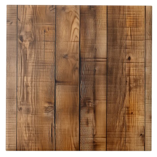 Cool faux hout patroon tegeltje (Voorkant)