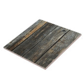 Cool faux hout patroon tegeltje (Zijkant)