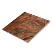 Cool faux houten patroon keramische tegel tegeltje (Zijkant)