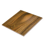 Cool faux houten patroon keramische tegel tegeltje (Zijkant)