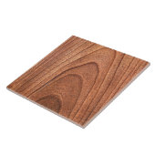 Cool faux houten patroon keramische tegel tegeltje (Zijkant)