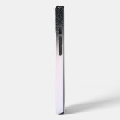 Cool Faux Lashes Black Glitter Ombre Case-Mate iPhone Case (Achterkant / Links)