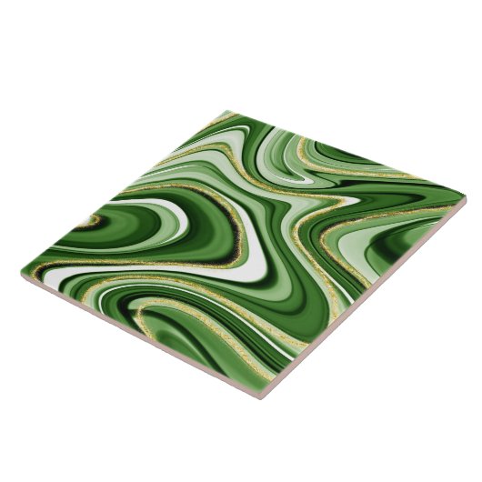 Cool faux marmer patroon tegeltje (Zijkant)