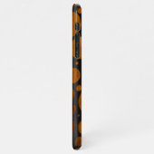 Cool Faux Metal Modern Trendy Wood Grain Patroon iPhone Hoesje (Linkerkant)
