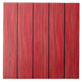 Cool faux rood hout tegeltje (Voorkant)