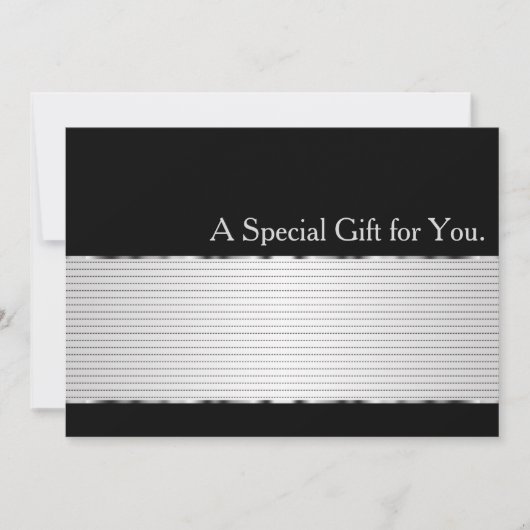 Cool Faux Silver Stripe Modern Cft Certificate (Voorkant)