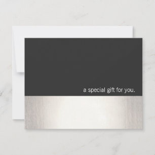 Cool Faux Silver Stripe Modern Cft Certificate
