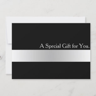 Cool Faux Silver Stripe Modern Cft Certificate