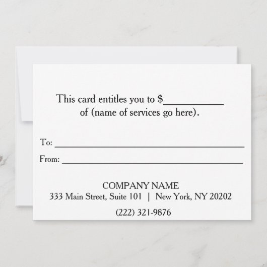 Cool Faux Silver Stripe Modern Cft Certificate (Achterkant)