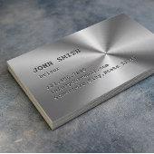 Cool Faux Stainless Steel Driver Visitekaartje