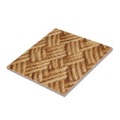 Cool faux weefsel patroon tegeltje (Zijkant)