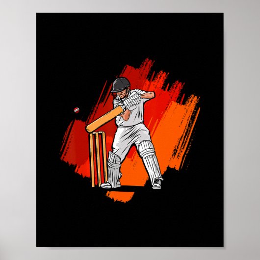 Cool Favoriete Cricket  Poster (Voorkant)