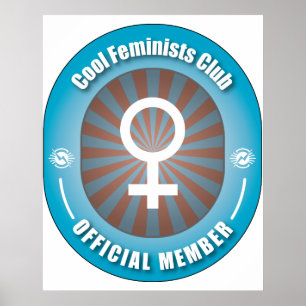 Cool Feminists Club Poster