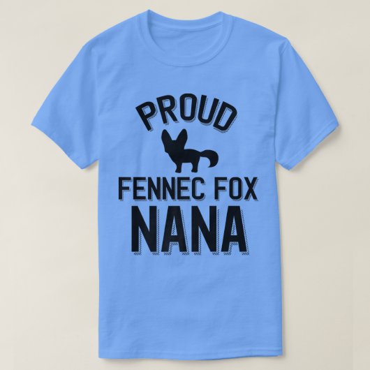 Cool Fennec Fo Grandparent Proud Fennec Fo Nana Pr T-shirt (Design voorkant)