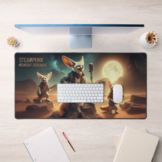 Cool Fennec Foxes Rock akoestische gitaren in de w Bureaumat (Kantoor 1)