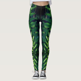 Cool Fern Leaf Print op Leggins Leggings