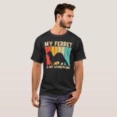 Cool Ferret For Kids Boys Men Ferret  Pet Animal T-shirt (Voorkant volledig)