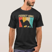 Cool Ferret For Men Boys Dad Ferret Pet Animal T-shirt (Voorkant)