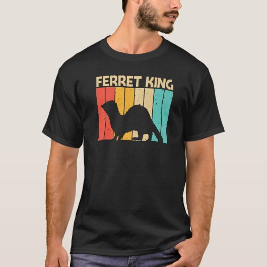 Cool Ferret For Men Boys Dad Ferret  Pet Animal T-shirt (Voorkant)