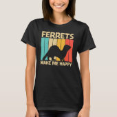 Cool Ferret For Men Women Ferret   Pet Animal T-shirt (Voorkant)
