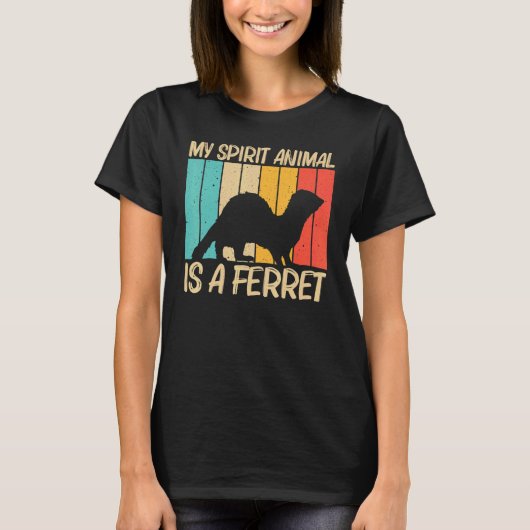 Cool Ferret voor mannen Ferret Pet Animal 3 T-shirt (Voorkant)