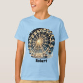 Cool Ferris wiel naam toevoegen T-shirt (Voorkant)
