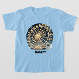 Cool Ferris wiel naam toevoegen T-shirt