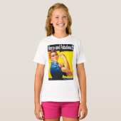 Cool Fierce en Fabulous Rosie De Riveter T-shirt (Voorkant volledig)