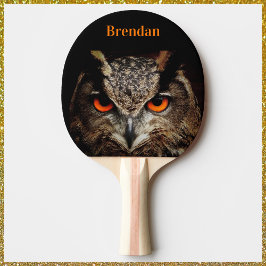 Cool Fierce Owl Black Tafeltennisbatje