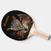 Cool Fierce Owl Black Tafeltennisbatje (Zijkant)