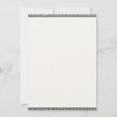 Cool Fiesta Cactus Floral Mexicaanse repetitie din Kaart (Achterkant)