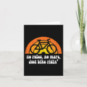 Cool Fiets Fietsen Quote Retro 60s 1960s Regenboog Kaart (Voorkant)