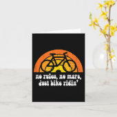 Cool Fiets Fietsen Quote Retro 60s 1960s Regenboog Kaart (Gele Bloem)