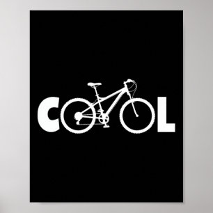 Cool Fiets Mountainbiken  Poster