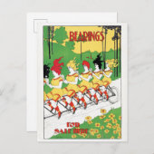 Cool  fietsenfietsenzitje briefkaart (Voorkant / Achterkant)