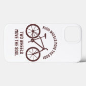 Cool fietsenontwerp - Sleepwieltjes verplaatsen de Case-Mate iPhone Case (Achterkant (horizontaal))