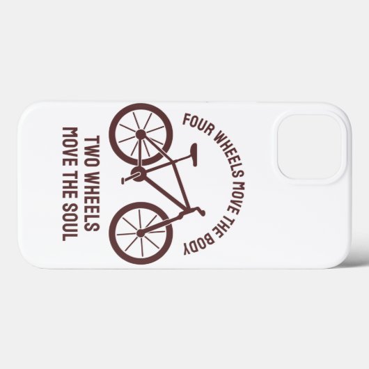 Cool fietsenontwerp - Sleepwieltjes verplaatsen de Case-Mate iPhone Case (Achterkant (horizontaal))
