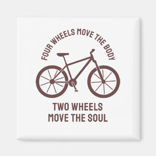 Cool fietsontwerp - Twee wielen bewegen de ziel Magneet