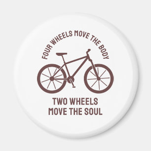 Cool fietsontwerp - Twee wielen bewegen de ziel Magneet