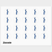Cool Finland Ronde Sticker (Vel)