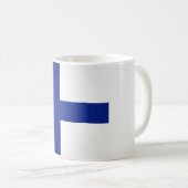 Cool Finse vlag Koffiemok (Voorkant rechts)