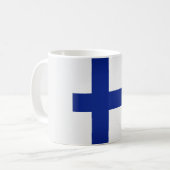 Cool Finse vlag Koffiemok (Voorkant links)