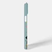 Cool Fire Splash Grey Ninja Cat Warrior Case-Mate iPhone Case (Achterkant / Rechts)