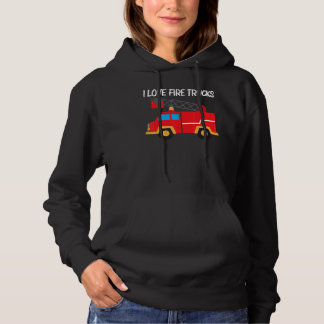 Cool Fire Truck For Men Women Kids Firetruck Firef Hoodie